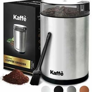 Kaffe Stainless Steel Electric Coffee Spice Grinder New in Box
